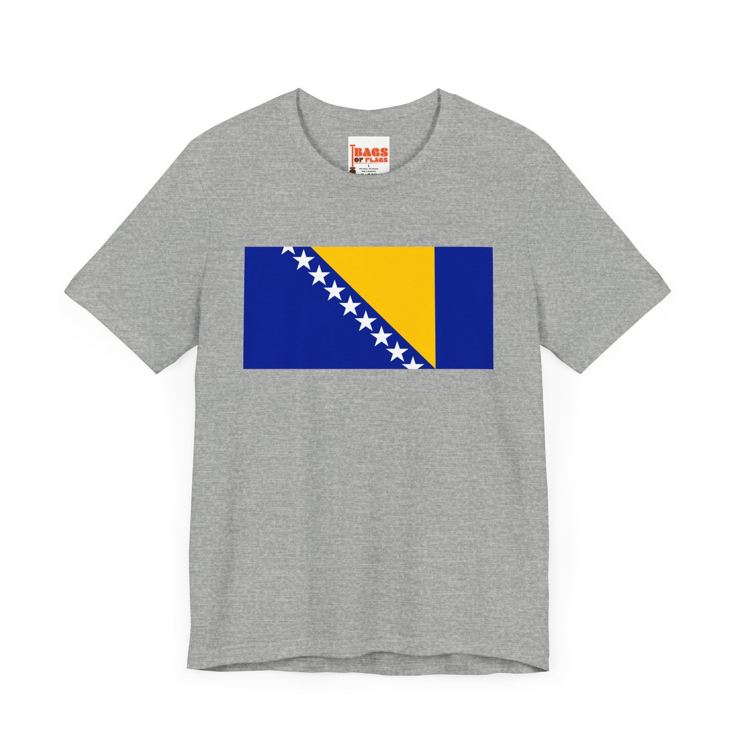 Bosnia and Herzegovina Flag on T-shirt