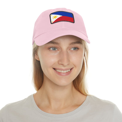 Philippines Leather Patch Hat
