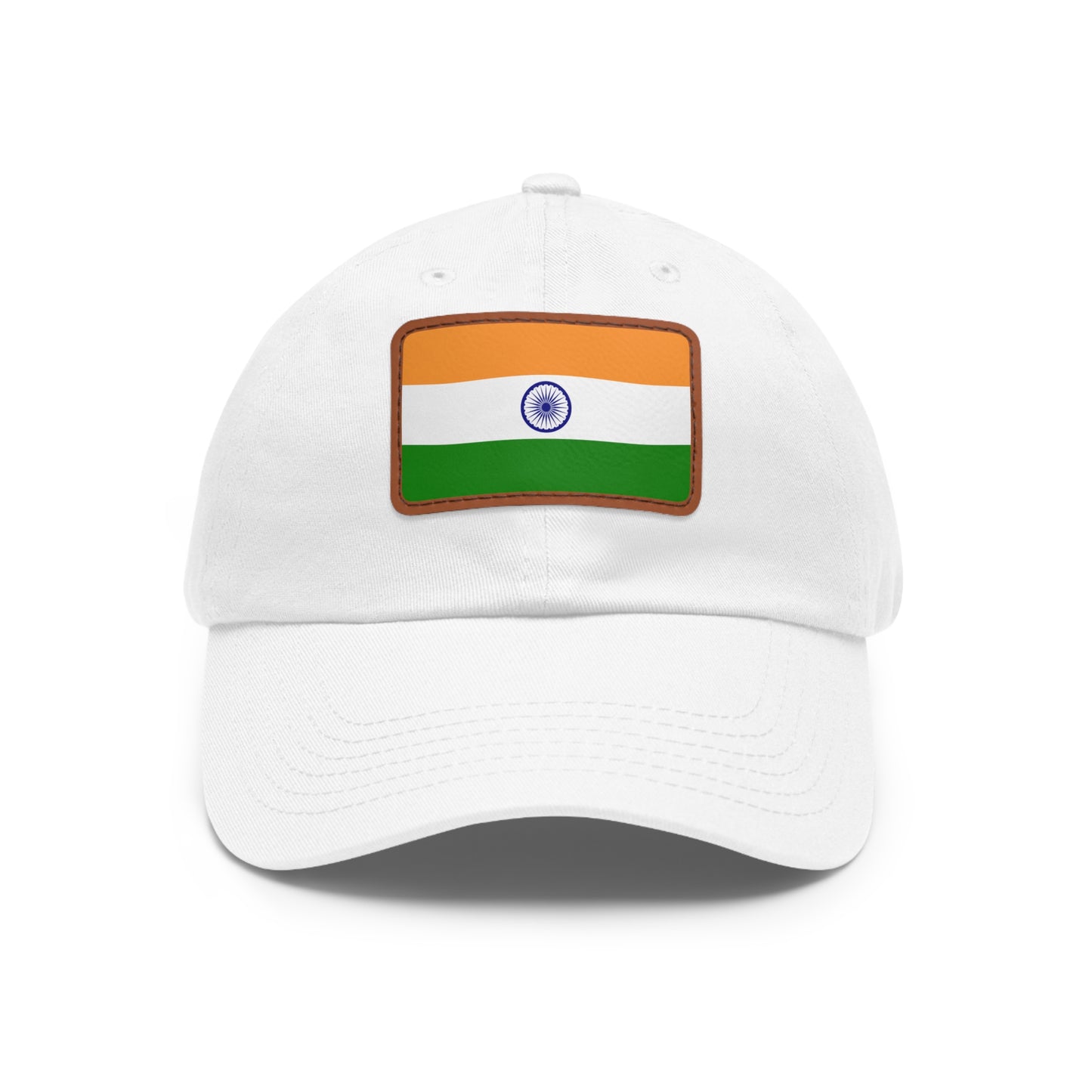 India Leather Patch Hat