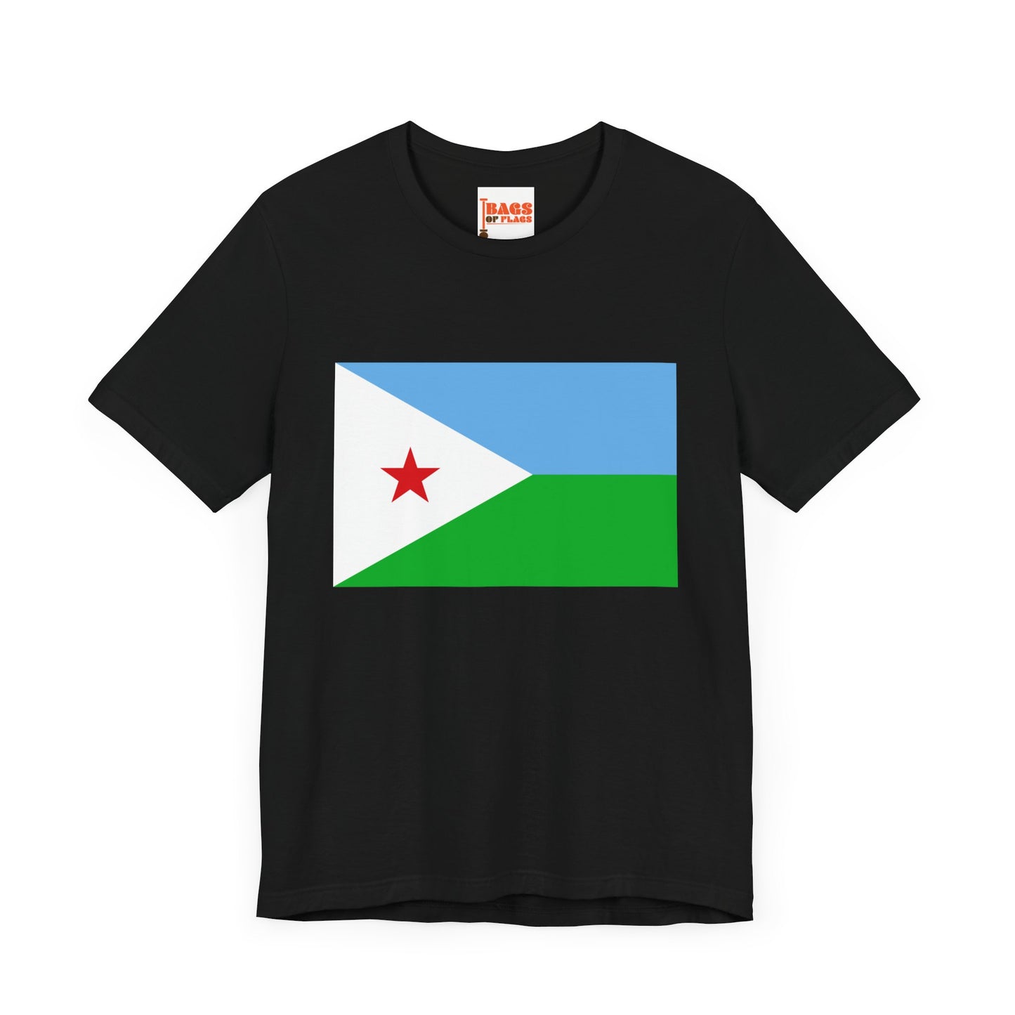 Djibouti Flag on T-shirt