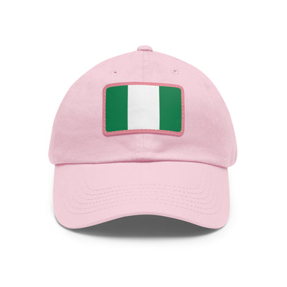 Nigeria Leather Patch Hat