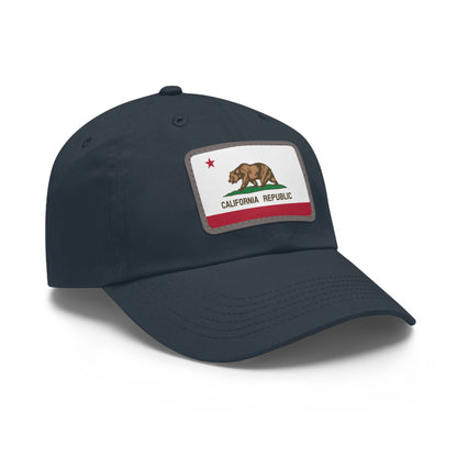 California Leather Patch Hat