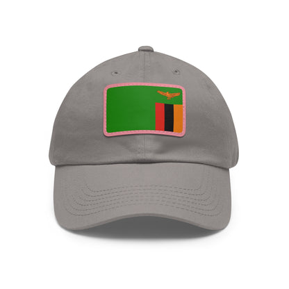 Zambia Leather Patch Hat