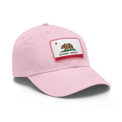 California Leather Patch Hat