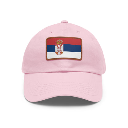 Serbia Leather Patch Hat