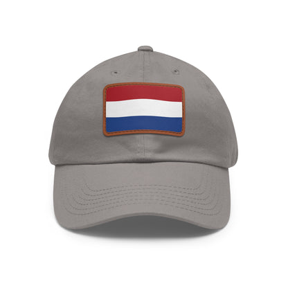 Netherlands Leather Patch Hat