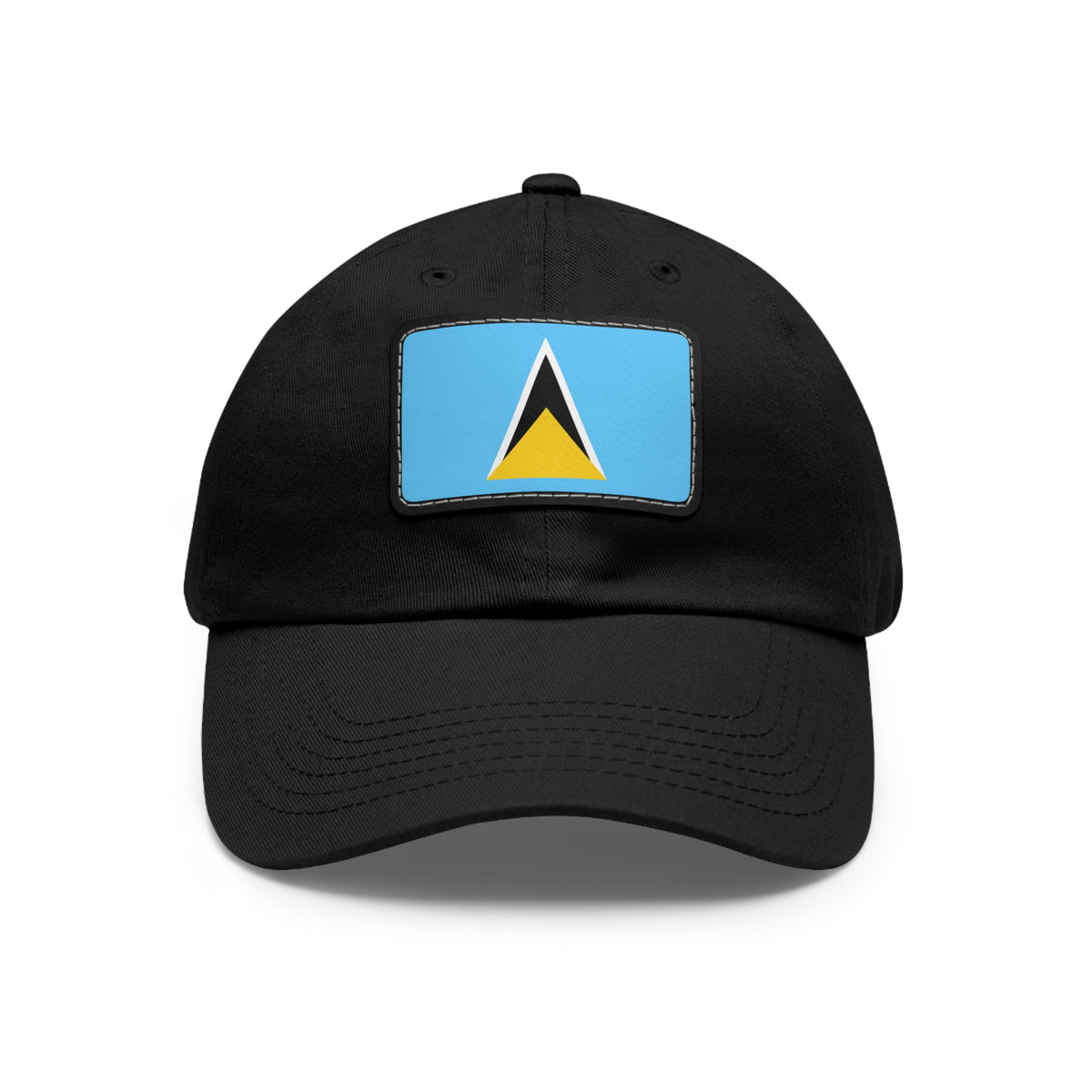 Saint Lucia Leather Patch Hat