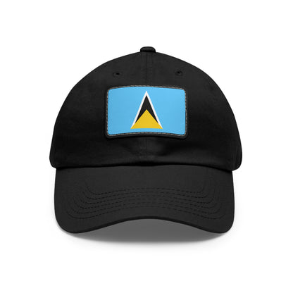 Saint Lucia Leather Patch Hat