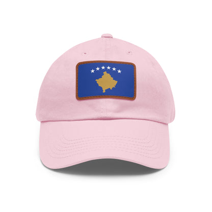 Kosovo Leather Patch Hat