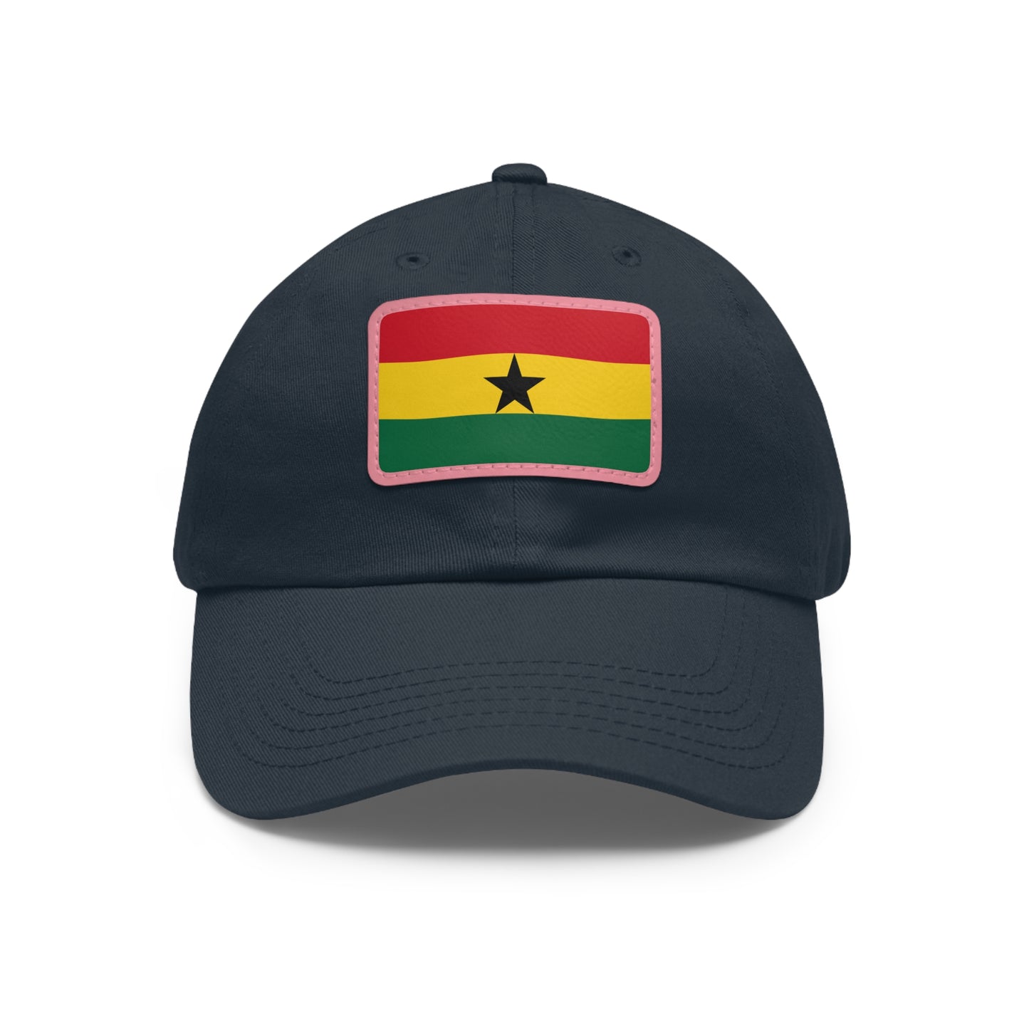 Ghana Leather Patch Hat