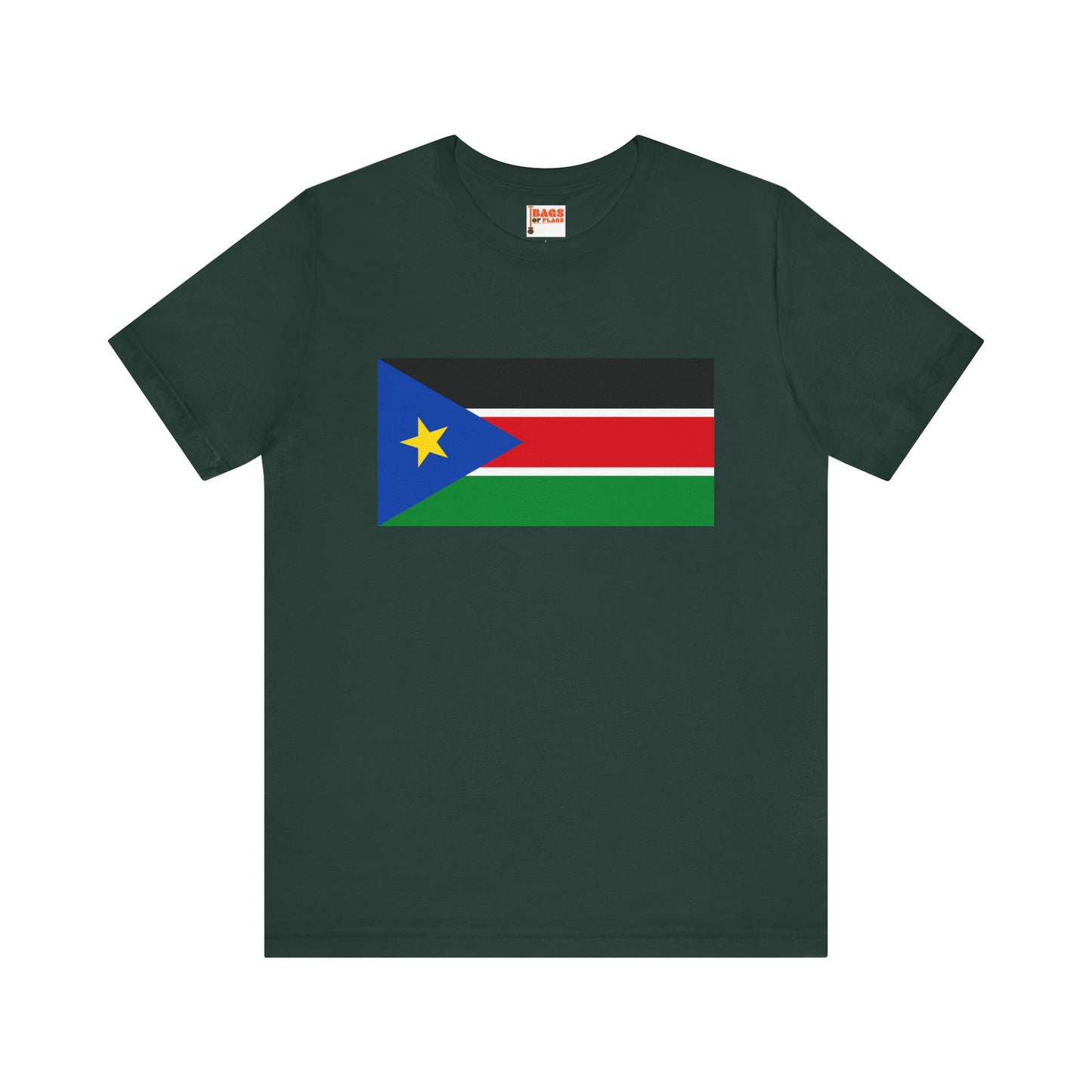 South Sudan Flag on T-shirt