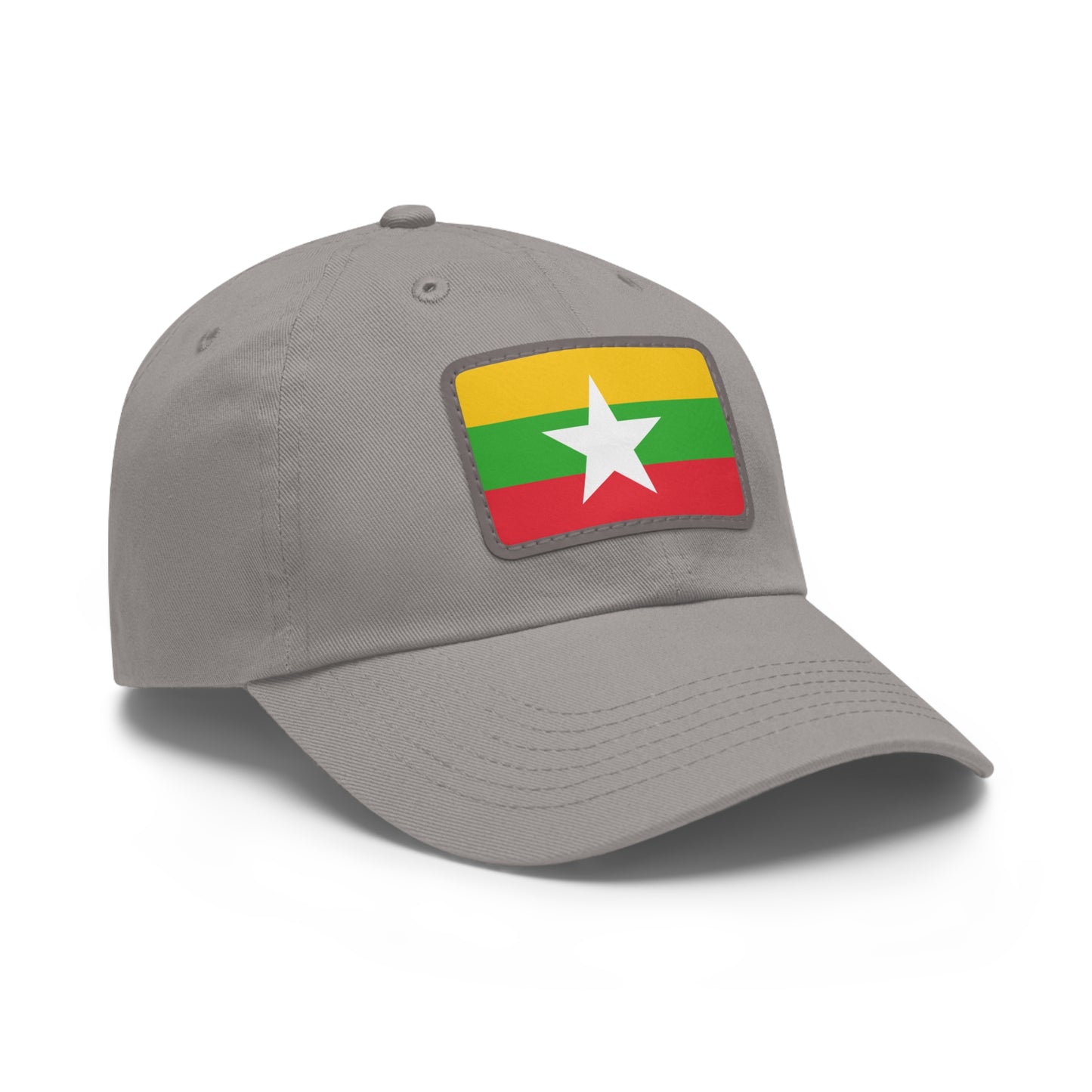 Myanmar Leather Patch Hat