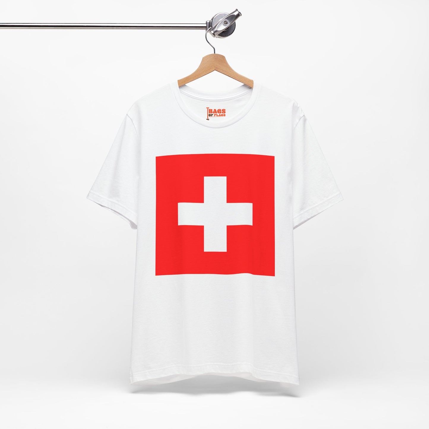 Switzerland Flag on T-shirt