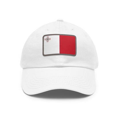 Malta Leather Patch Hat