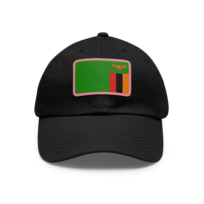 Zambia Leather Patch Hat