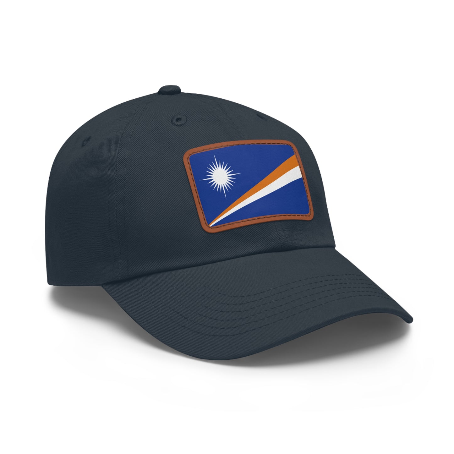 Marshall Islands Leather Patch Hat