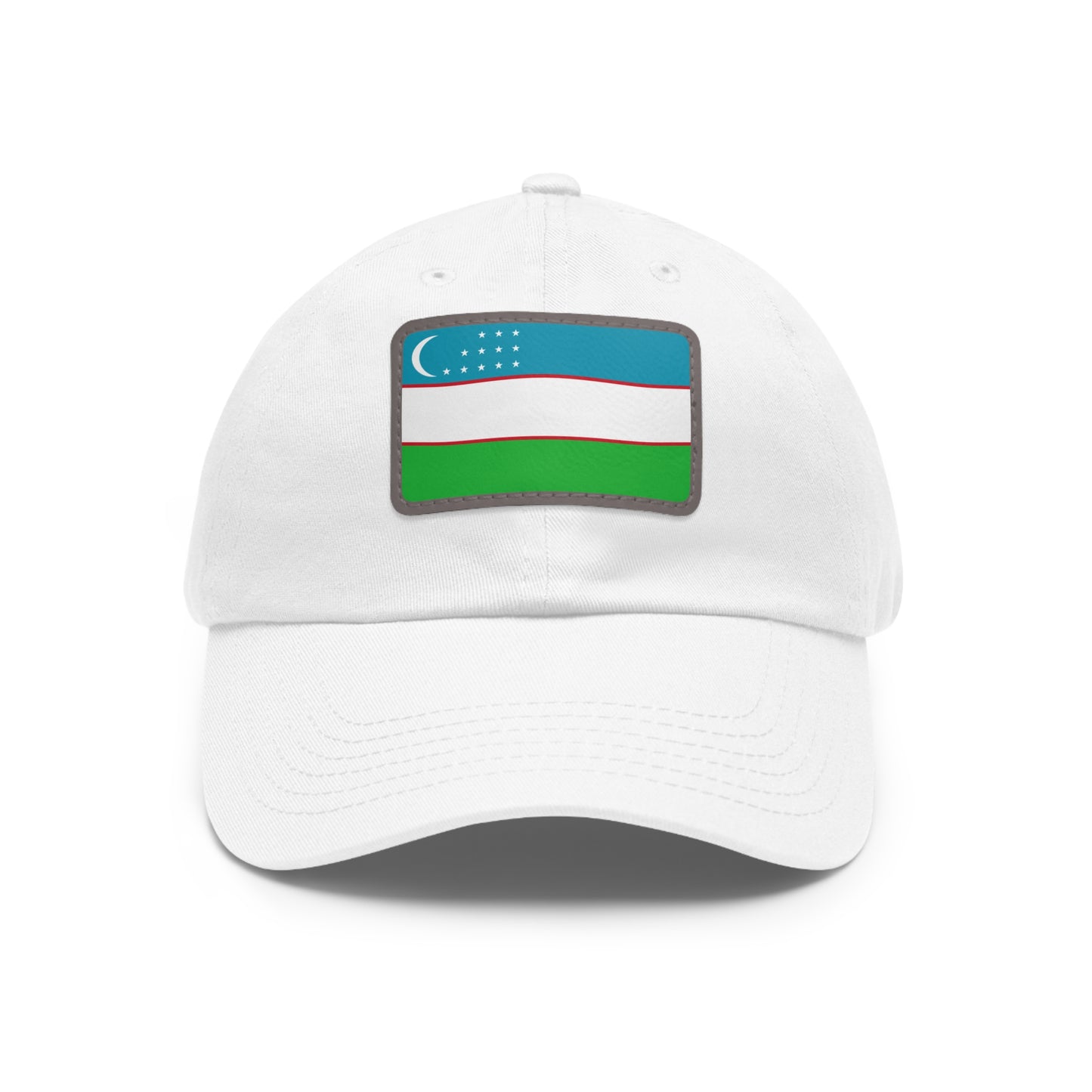 Uzbekistan Leather Patch Hat