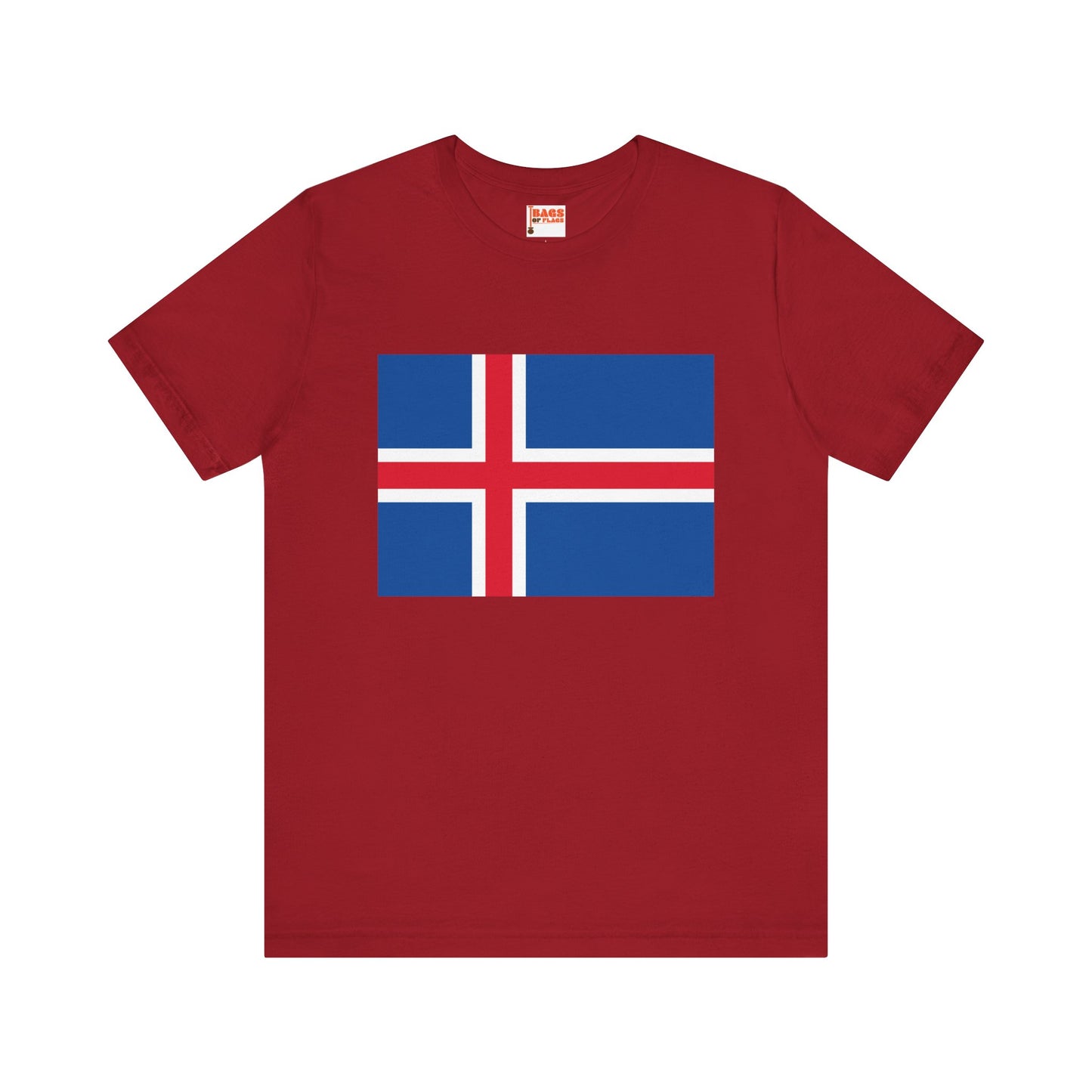 Iceland Flag on T-shirt