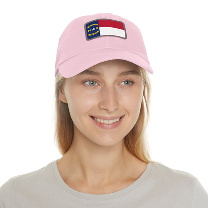 North Carolina Leather Patch Hat