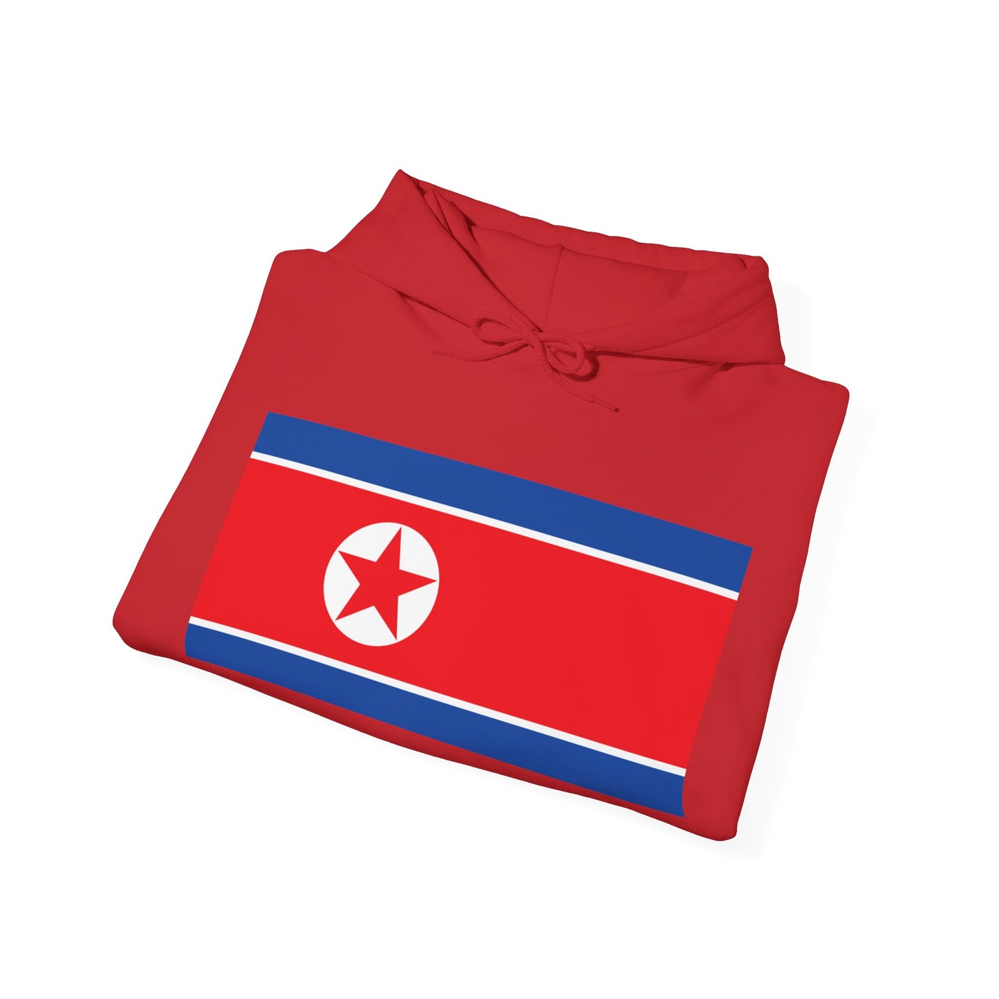 North Korea Flag on Hoodie