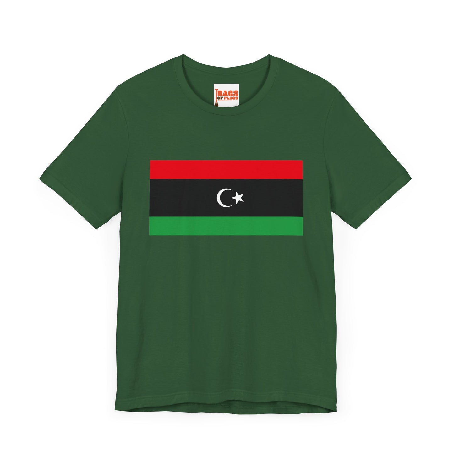 Libya Flag on T-shirt