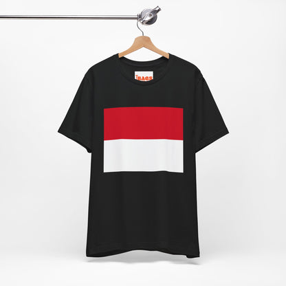 Monaco Flag on T-shirt