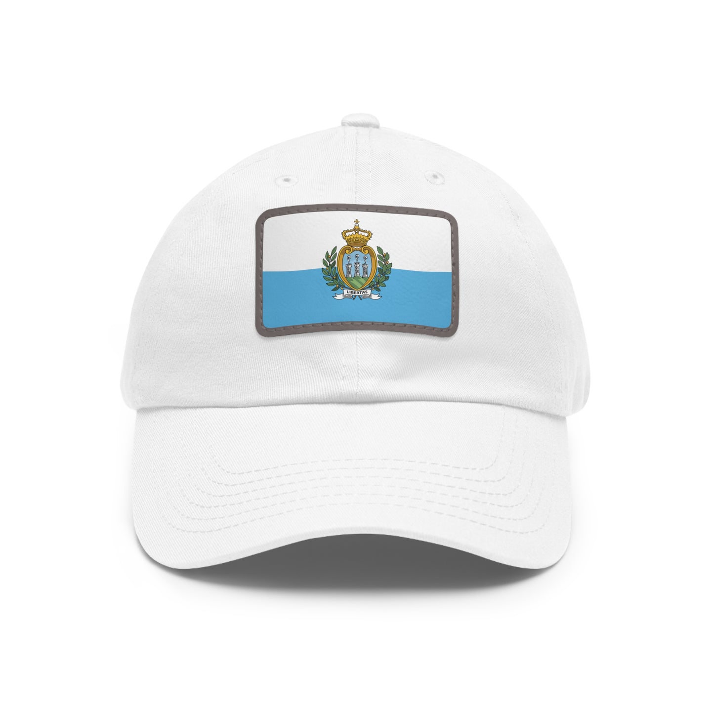 San Marino Leather Patch Hat