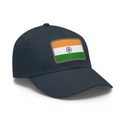 India Leather Patch Hat