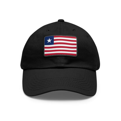Liberia Leather Patch Hat