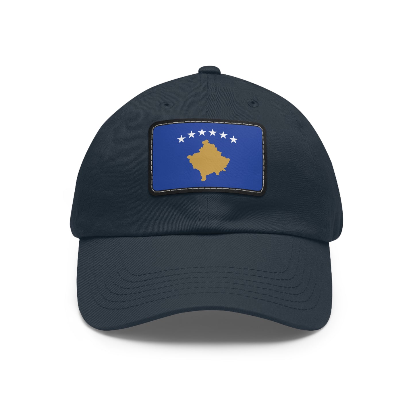 Kosovo Leather Patch Hat