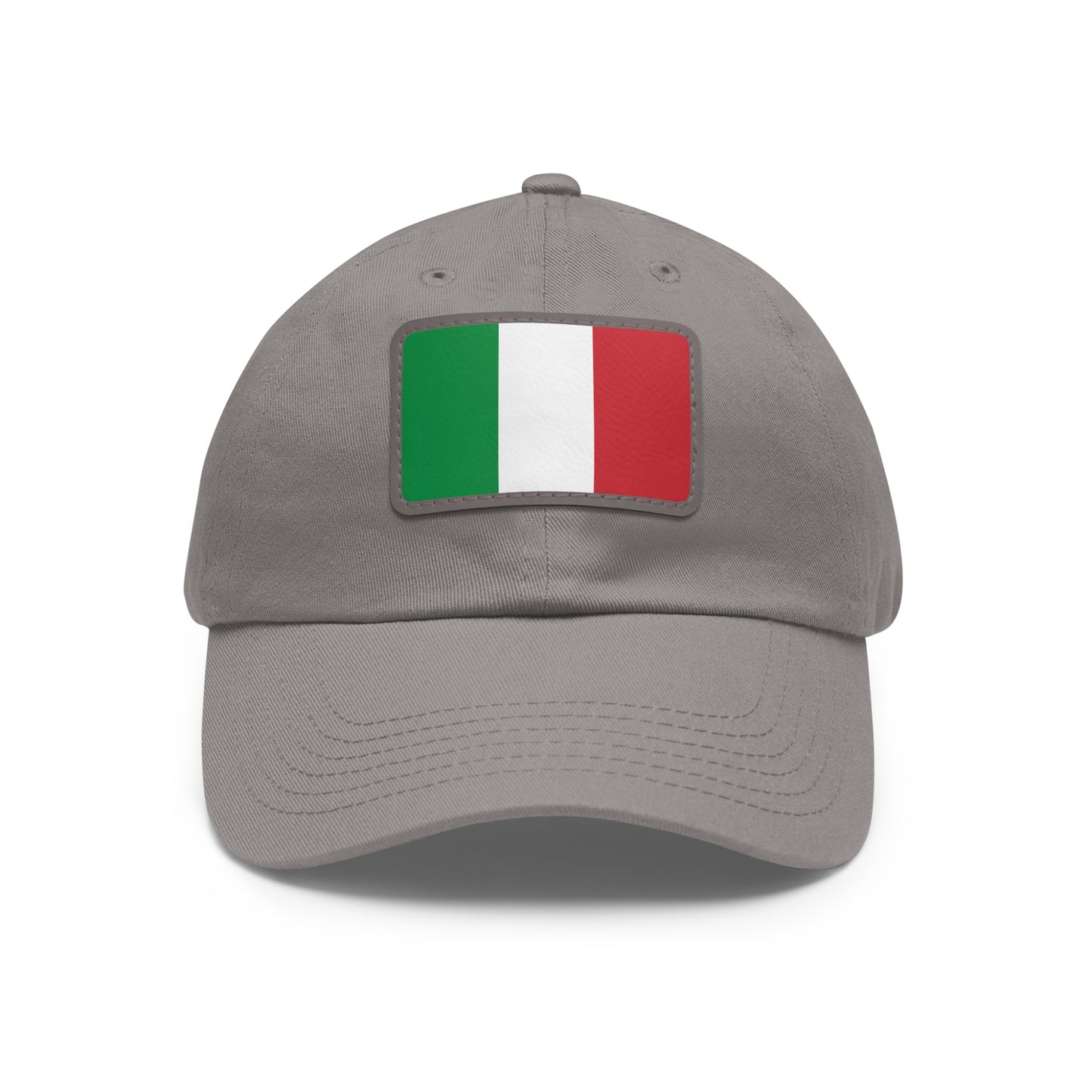 Italy Leather Patch Hat