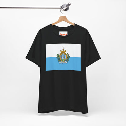 San Marino Flag on T-shirt