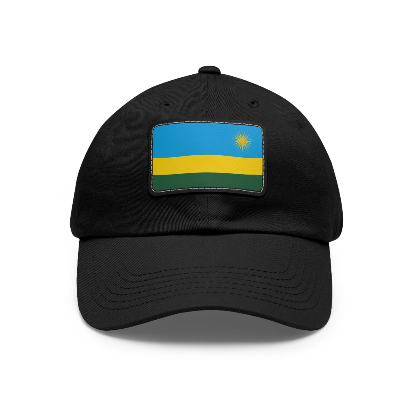 Rwanda Leather Patch Hat