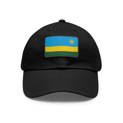 Rwanda Leather Patch Hat