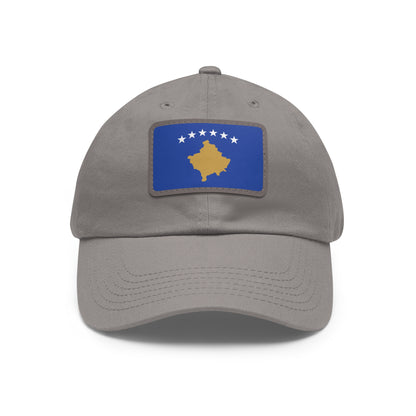 Kosovo Leather Patch Hat