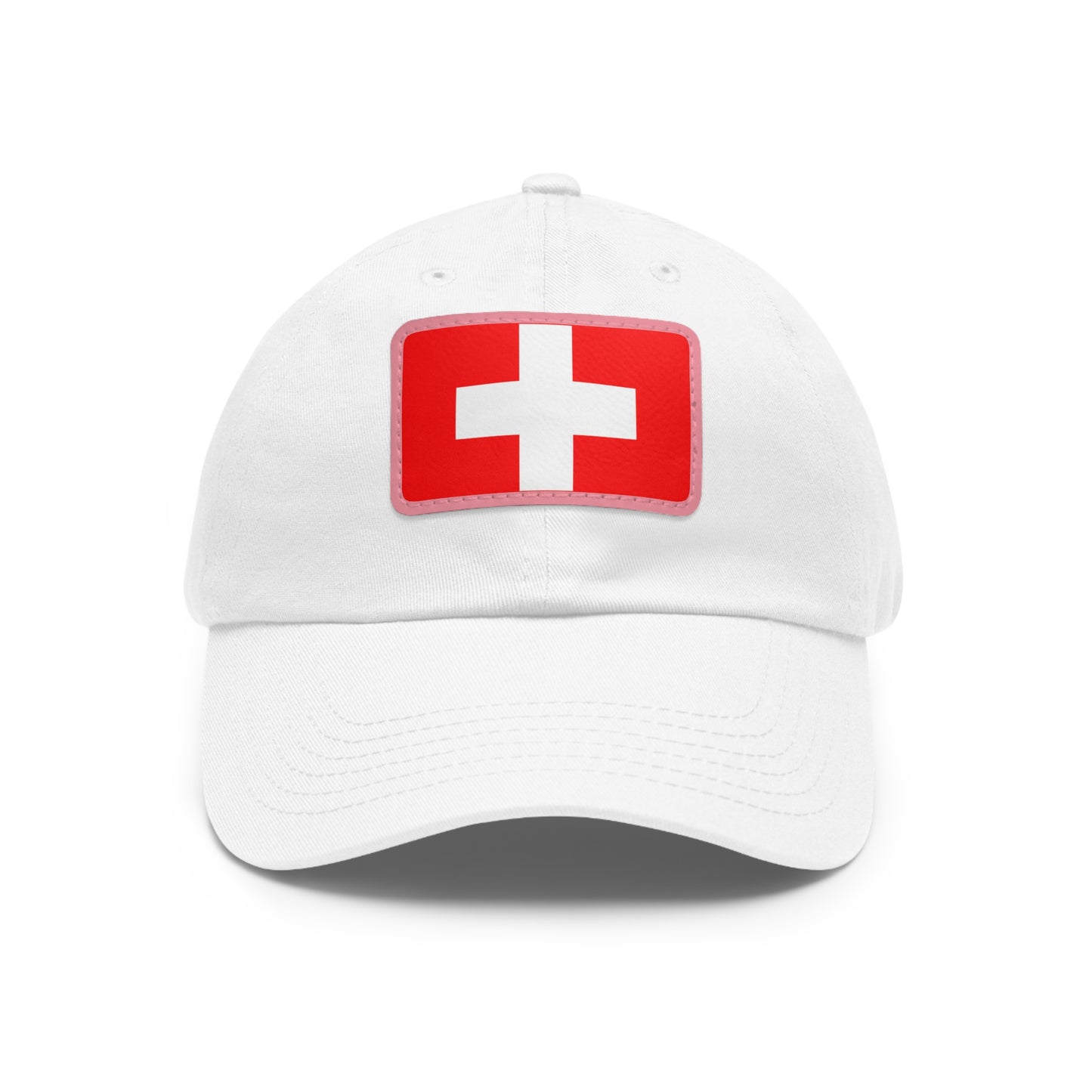 Switzerland Leather Patch Hat