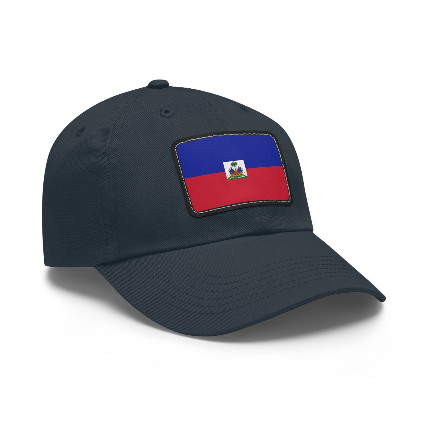 Haiti Leather Patch Hat