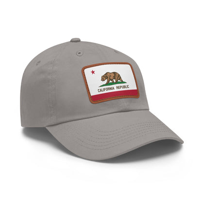 California Leather Patch Hat