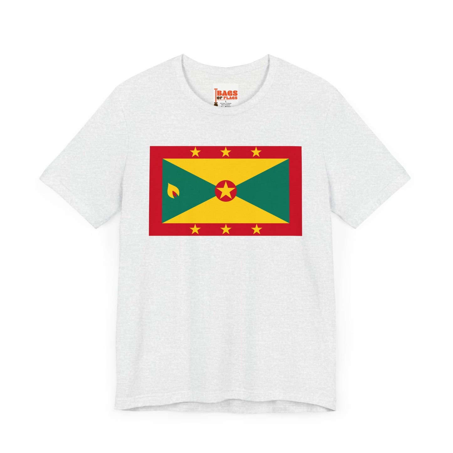 Grenada Flag on T-shirt