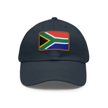 South Africa Leather Patch Hat