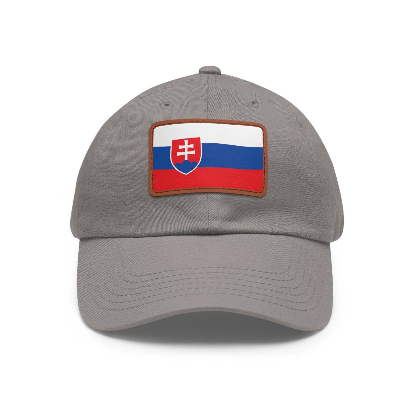 Slovakia Leather Patch Hat