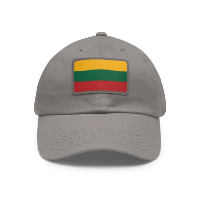 Lithuania Leather Patch Hat