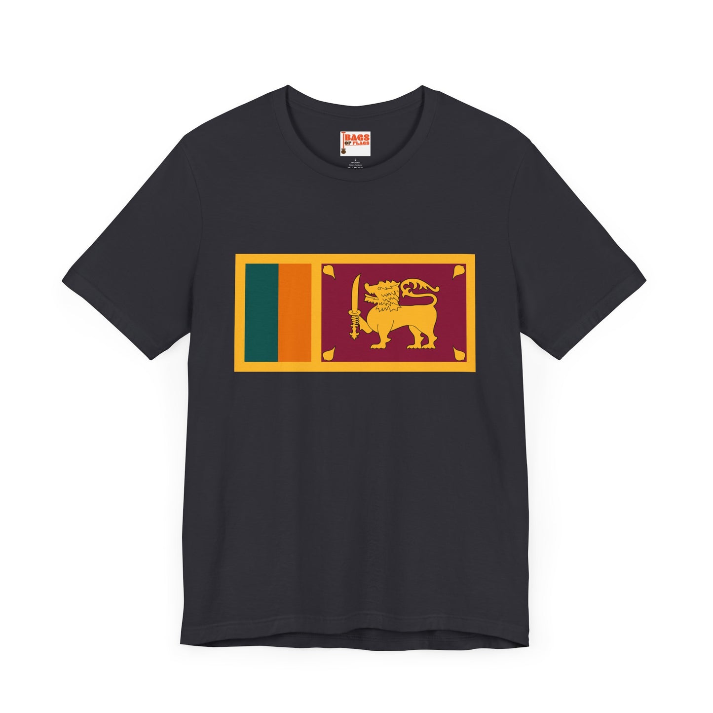 Sri Lanka Flag on T-shirt