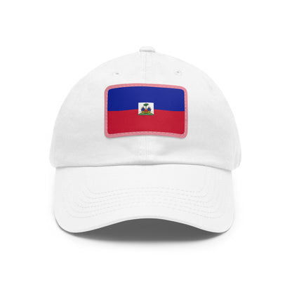 Haiti Leather Patch Hat
