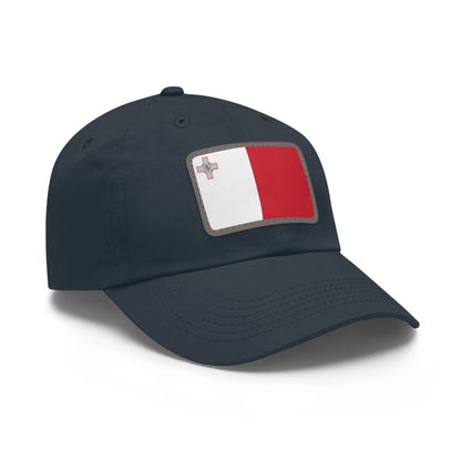 Malta Leather Patch Hat