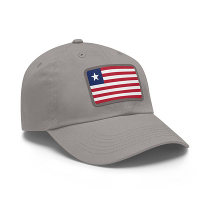 Liberia Leather Patch Hat