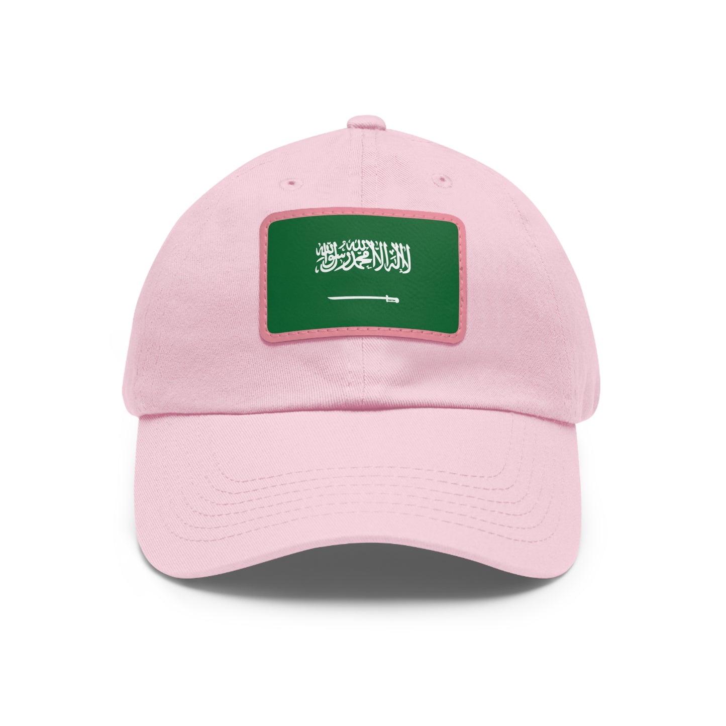 Saudi Arabia Leather Patch Hat