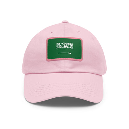 Saudi Arabia Leather Patch Hat