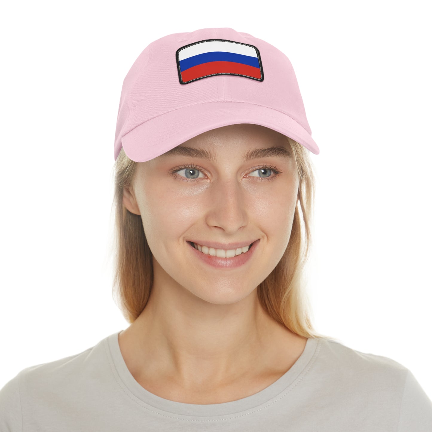 Russia Leather Patch Hat