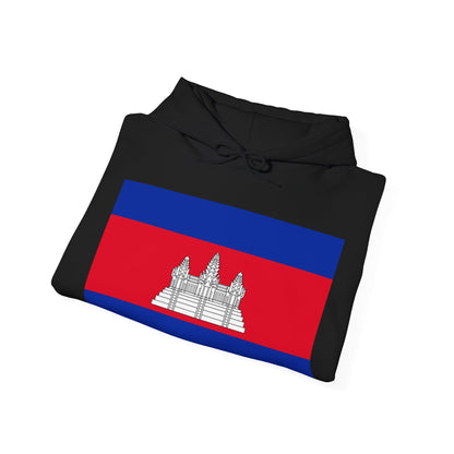 Cambodia Flag on Hoodie